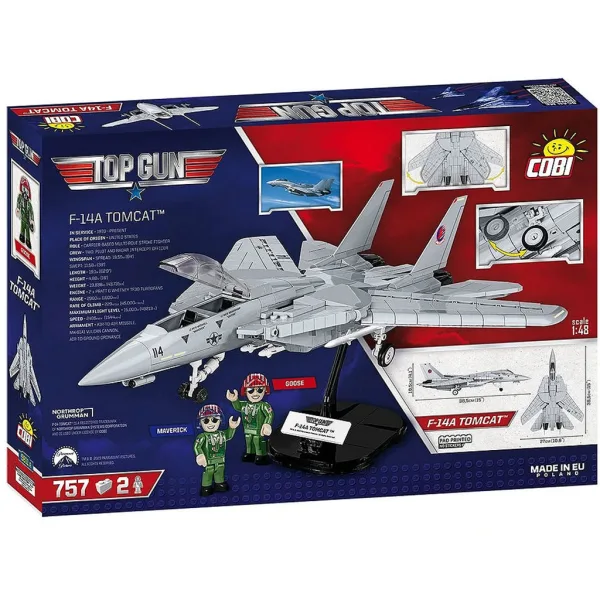 COBI: Top Gun F-14A Tomcat™ komplet za sestavljanje (5811A) slika 8