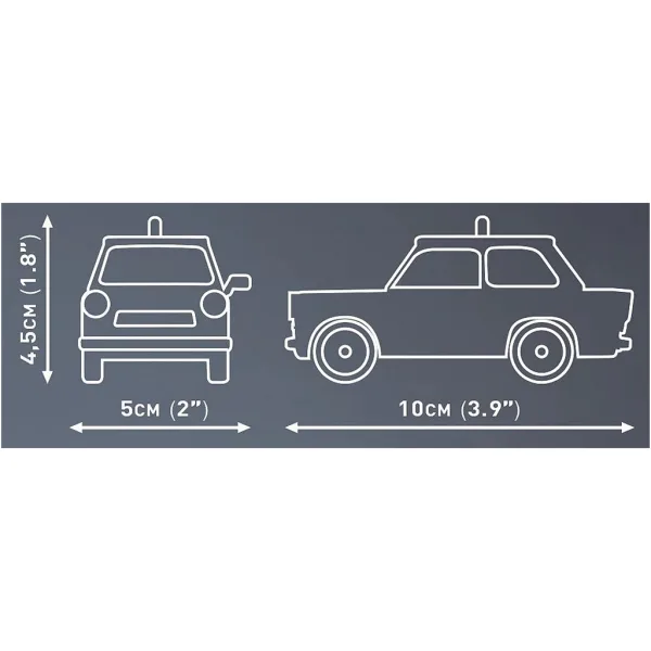 COBI: Trabant 601 Polizei gradbena igrača (24541) slika 3
