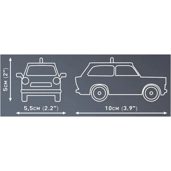 COBI: Trabant 601 gasilski avtomobil sestavljanka (24555) slika 3