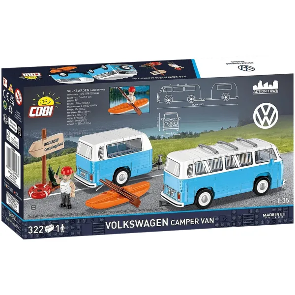 COBI: Volkswagen Camper gradbena igrača (24653) slika 3