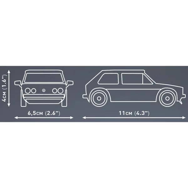 COBI: Volkswagen Golf GTI sestavljanka (24614) slika 4