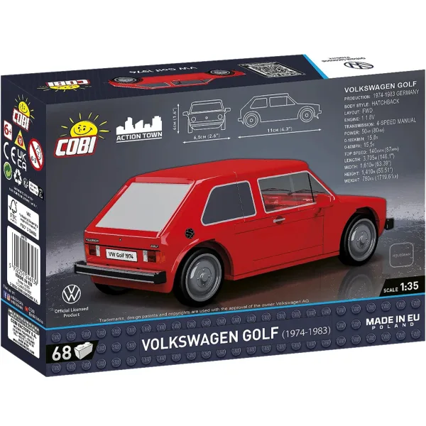 COBI: Volkswagen Golf Mk1 gradbeni set (24613) slika 3