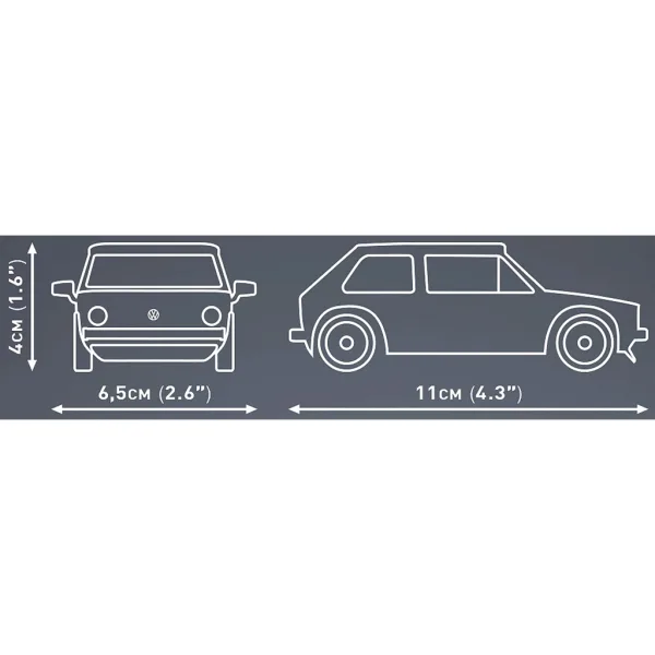 COBI: Volkswagen Golf Mk1 gradbeni set (24613) slika 4