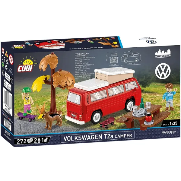 COBI: Volkswagen T2a Camper konstrukcijska igrača (24616) slika 8