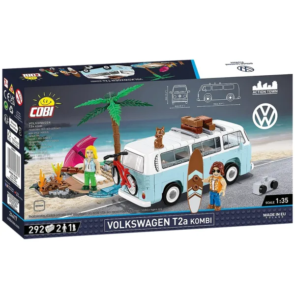 COBI: Volkswagen T2a Kombi gradbeni komplet (24617) slika 6