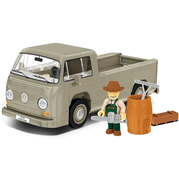 COBI: Volkswagen T2a tovorno vozilo s kesonom – gradbeni komplet (24618) slika 2