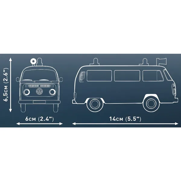COBI: Volkswagen T2b gasilski tovornjak gradbena igrača (24622) slika 4