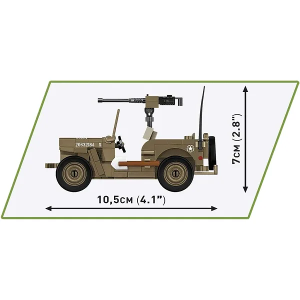 COBI: Willys MB tank sestavljanka (3133) slika 6