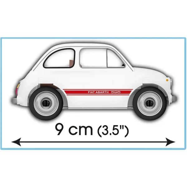 COBI: gradbena igrača Fiat Abarth 595 (24524) slika 4