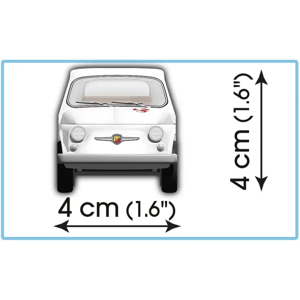 COBI: gradbena igrača Fiat Abarth 595 (24524) slika 5