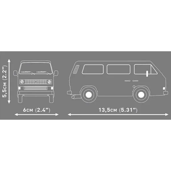 COBI: sestavljalna igrača Volkswagen T3 (24634) slika 4