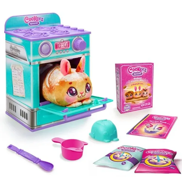 COOKEEZ Makery: Turkizna peč igrača s presenečenjem plišaste živali slika 3