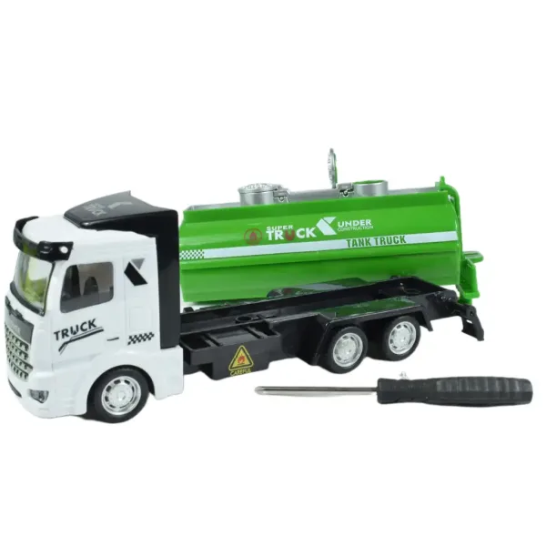 City Truck: Preoblikovljiv tovornjak za prevoz odpadkov na kolesih z označevalnimi tablicami 19cm slika 6