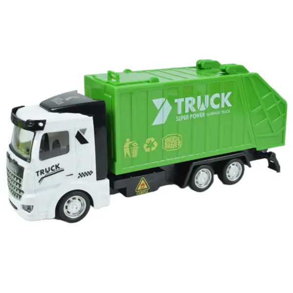 City Truck: Preoblikovljiv tovornjak za prevoz odpadkov na kolesih z označevalnimi tablicami 19cm slika 7
