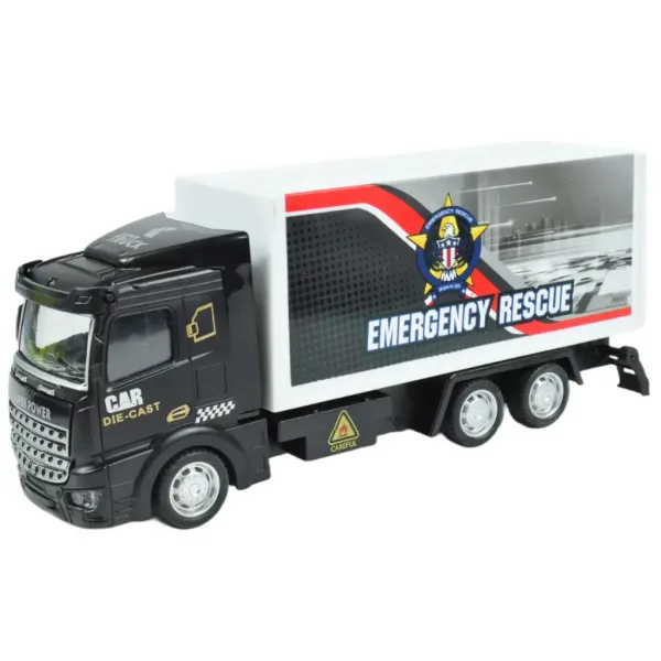 City Truck: Preoblikovljiva tovornjak reševalne ekipe na kolesih z označevalnimi tablicami 19cm slika 7