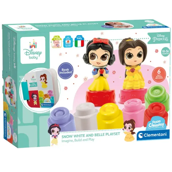 Clemmy: Disney Princess mehke gradbene kocke - razvojna igrača Clementoni slika 5