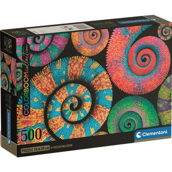 Colorboom Collection: Pisane kameleone 500-delna Compact sestavljanka - Clementoni slika 1