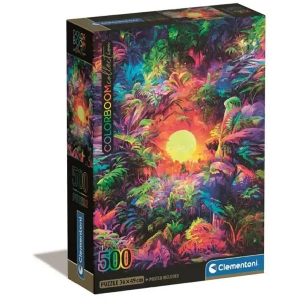 Colorboom Collection: Psihedelična 500-delna Compact sestavljanka - Clementoni slika 1