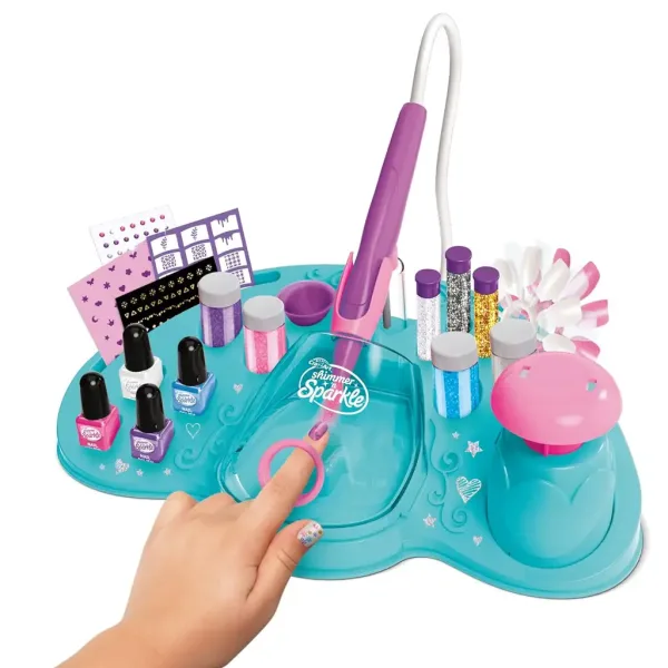 Cra-Z-Art: Shimmer and Sparkle - Glitter & Shimmer barvni pršilnik za nohte studio set. slika 3