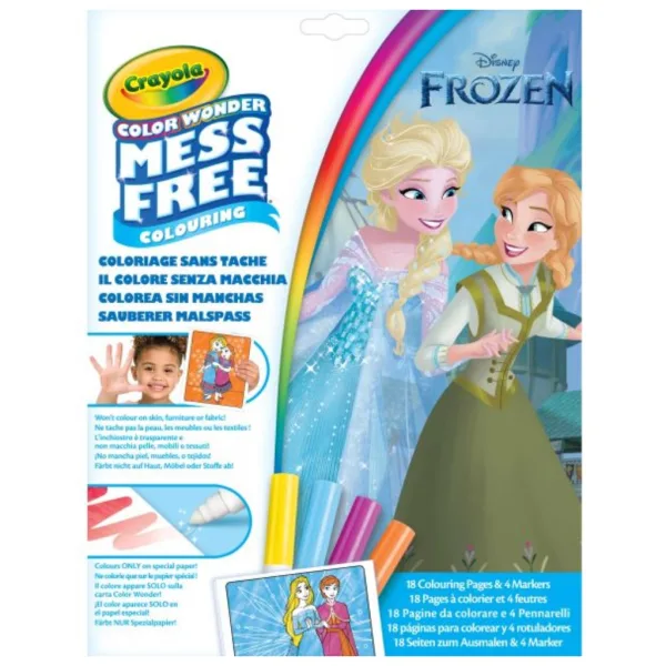 Crayola Color Wonder: Komplet za barvanje brez packanja – Ledeno kraljestvo v mapi slika 1