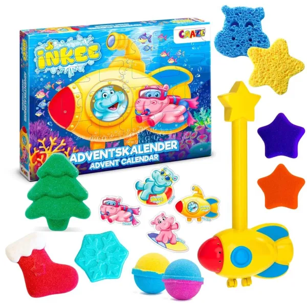 Craze Inkee: adventni koledar s kopalnimi igračami slika 2