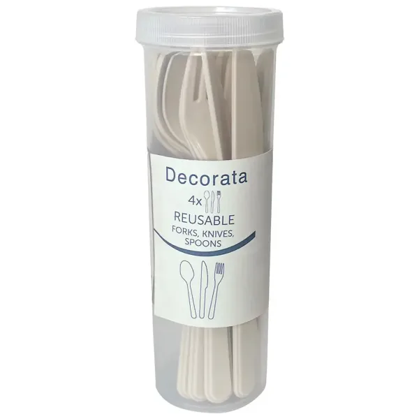 Decorata večkrat uporabni pribor, set 12 kosov slika 1