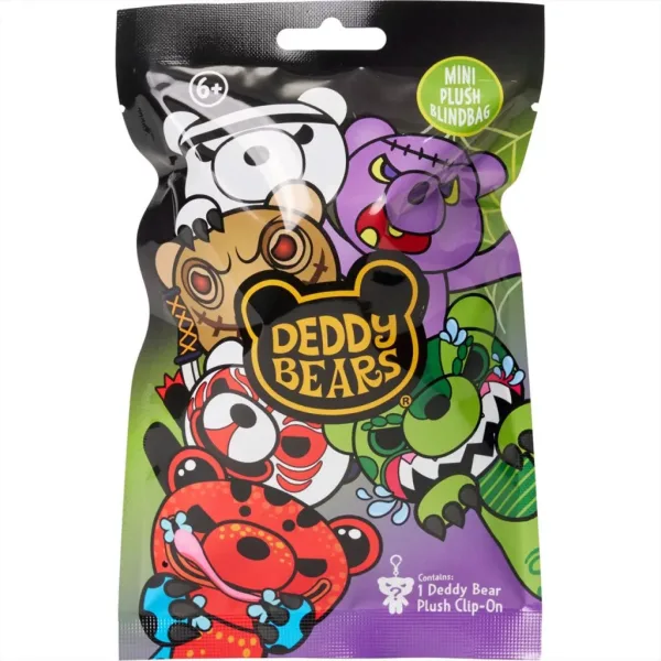 Deddy Bear presenečenje: plišast obesek s sponko, 5. serija - več vrst, 1 kos slika 2