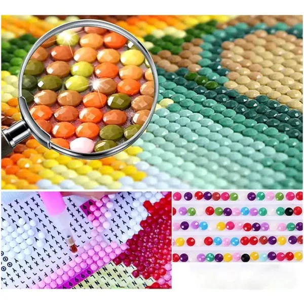 Diamantno slikanje: Komplet za ustvarjanje z diamanti s plišastimi motivi 40x50 cm slika 3