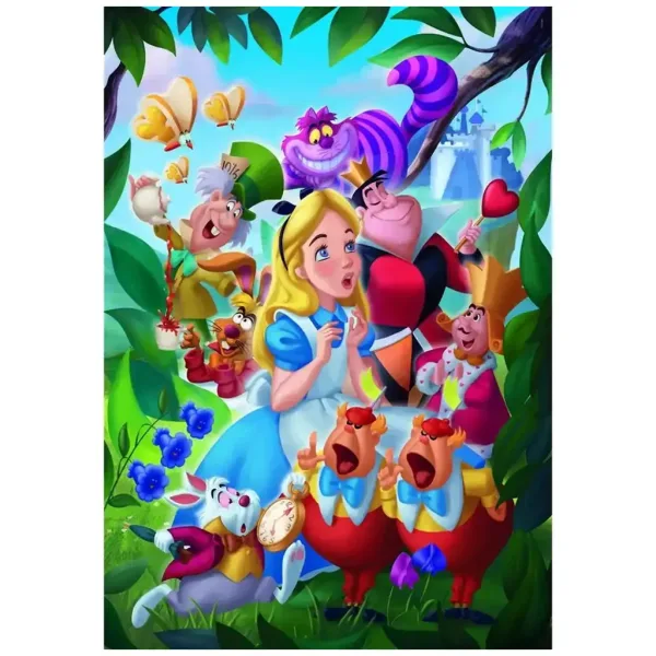 Disney+ - Alica v čudežni deželi 1000-delna sestavljanka s posterjem - Clementoni slika 2