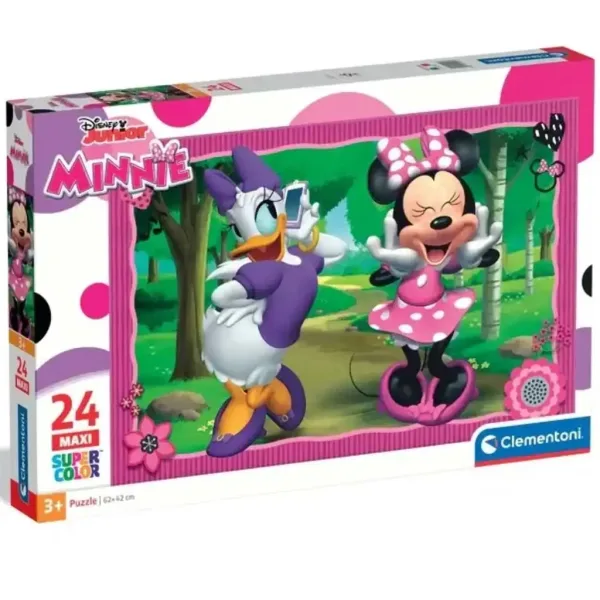 Disney+Minnie+miška+24-delna+maxi+supercolor+sestavljanka+-+Clementoni slika 1