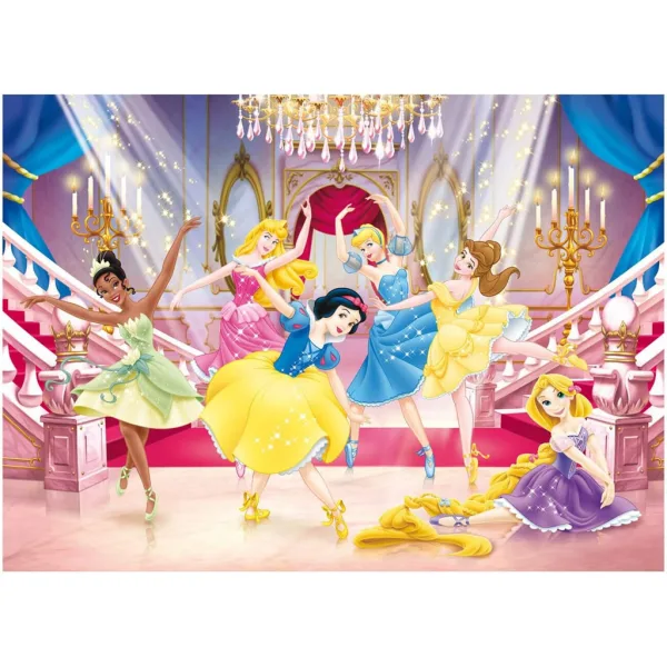 Disney Princeske 2 v 1, 250-delni puzzle in pobarvanka 50x35 cm – Lisciani slika 2