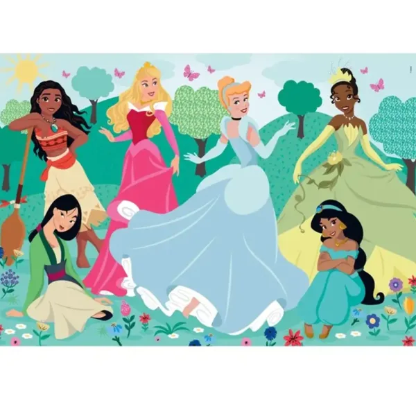 Disney+Princeske prijateljice 104-delna maxi supercolor sestavljanka - Clementoni slika 2