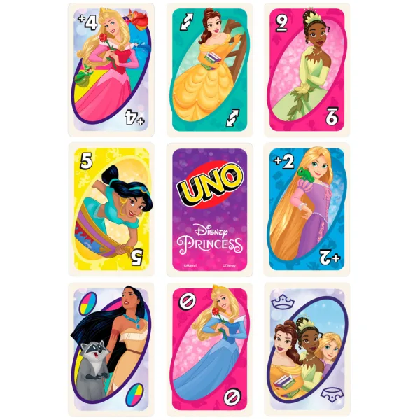 Disney Princess UNO kartična igra - Mattel slika 5