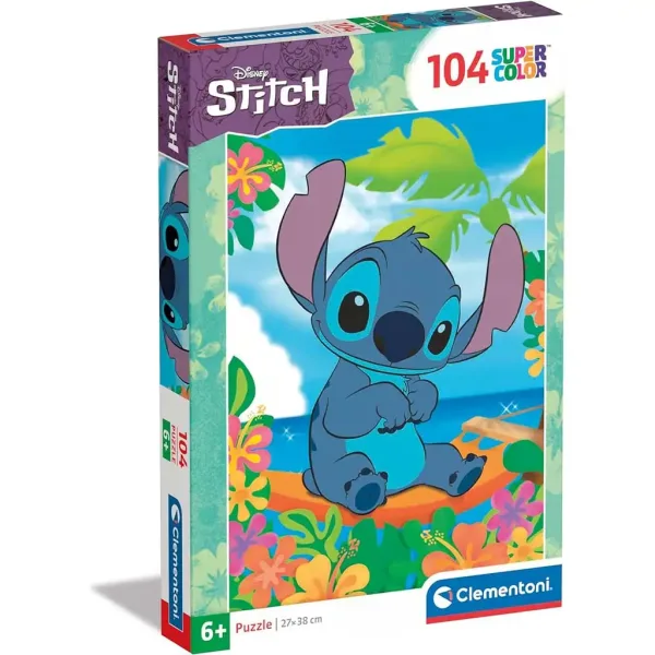 Disney Stitch 104-delni Supercolor sestavljanka - Clementoni slika 1