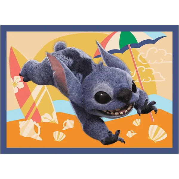 Disney: Stitchove počitnice 4 v 1 sestavljanka - Trefl slika 5