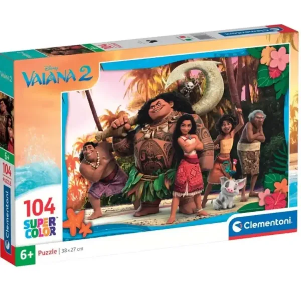 Disney+Vaiana+2+104-delni+Supercolor+uganka+-+Clementoni slika 1