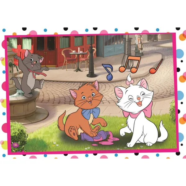 Disney klasiki: 101 dalmatincev in Mačji aristokrati, 2x60-delne Supercolor sestavljanke - Clementoni slika 2