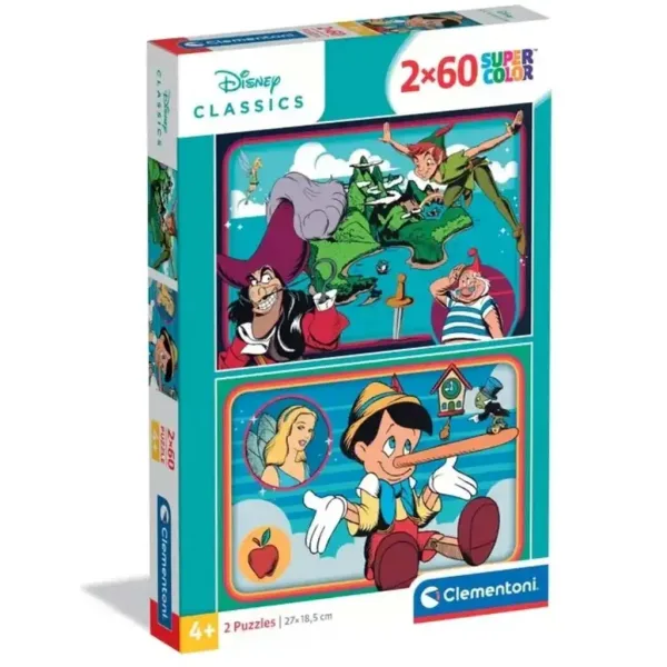Disney+klasiki+2x60-delni+Supercolor+uganka+-+Clementoni slika 1