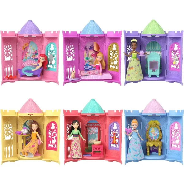 Disneyjeve princeske: mini princeska — presenečenje: soba v stolpu - Mattel slika 2
