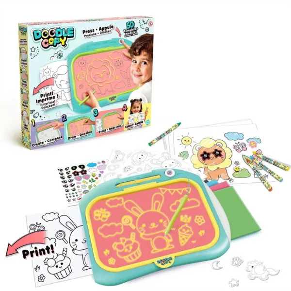 Doodle Copy risalna tabla, z 50 vzorci slika 2