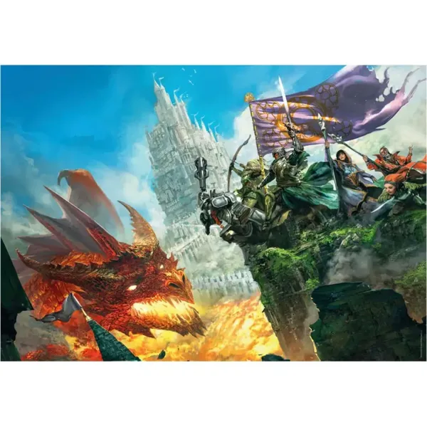 Dungeons & Dragons – Dežela plamenov 500-delna sestavljanka - Clementoni slika 2