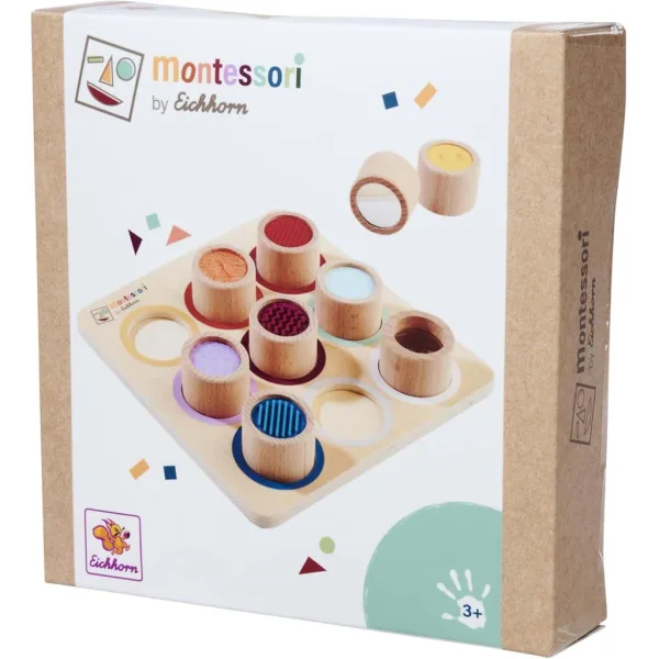 Eichhorn: Leseni montessori senzorični valjčki – igrača za razvoj tipa - Simba Toys slika 1