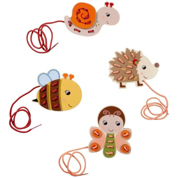Eichhorn: Živalska lesena igra z vezalkami - Simba Toys slika 2