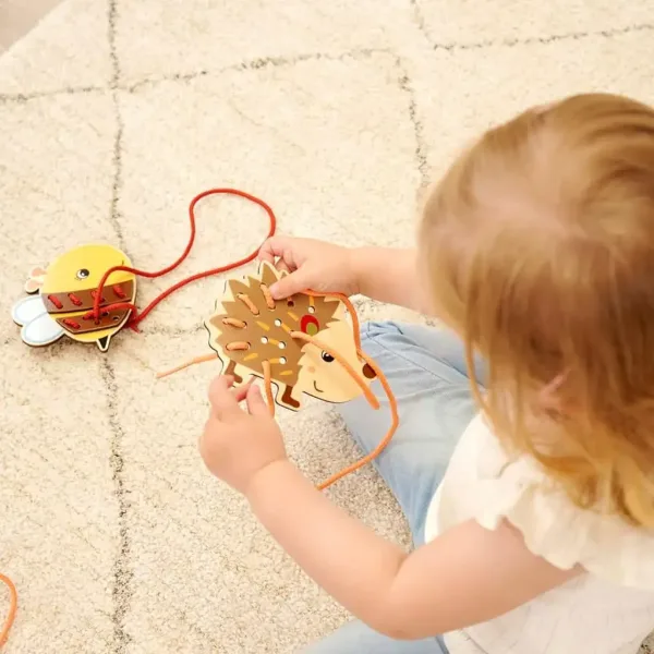 Eichhorn: Živalska lesena igra z vezalkami - Simba Toys slika 5