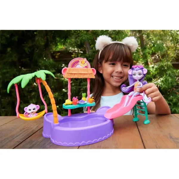 Enchantimals: Majmoca zabava ob bazenu igralni set - Mattel slika 3