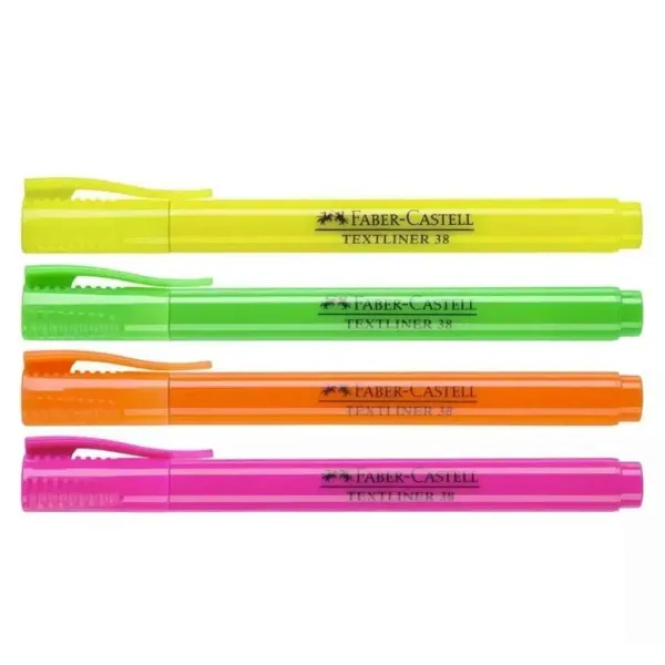 Faber-Castell: Textliner 38 Komplet označevalcev besedila s fluorescentnimi barvami, 4 kosi slika 2