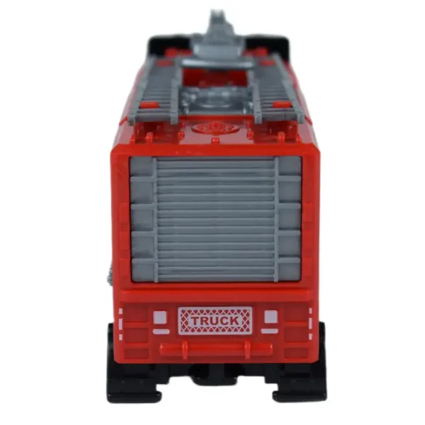 Fire Truck: Kovinski tovornjak s kolesi za gasilsko postajo 20cm slika 4