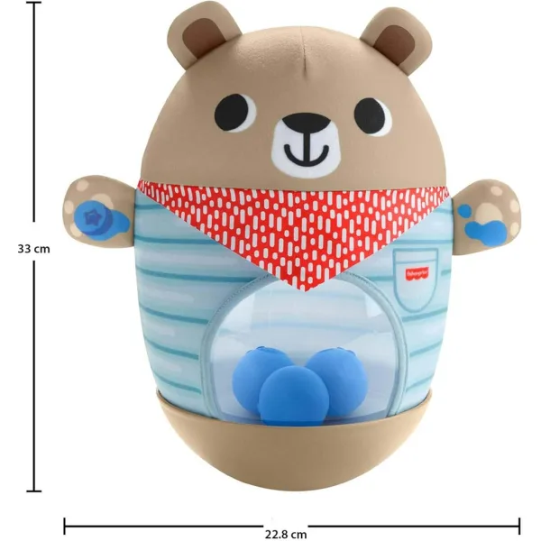 Fisher-Price: Medvedek za dojenčke, ki se dvigne – Mattel slika 4