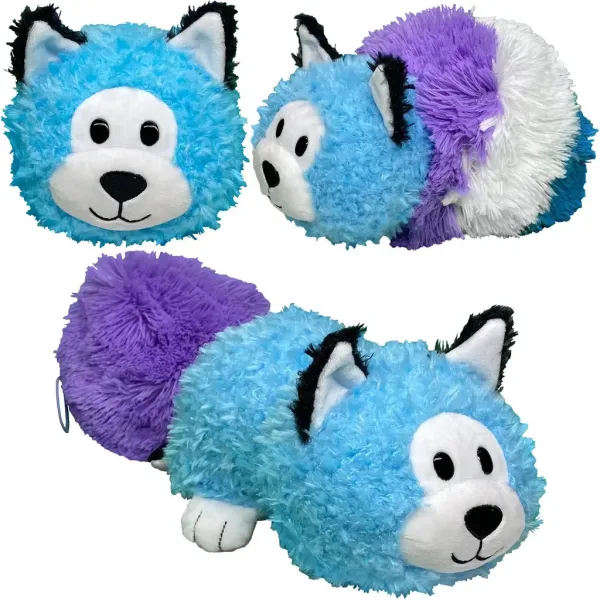 FlipaZoo: Obrnljiva plišasta figura mačke v huskyja, 28 cm slika 2