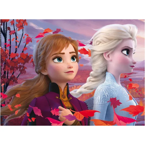Frozen 2 v 1, 60-delni Eco puzzle in pobarvanka 70x50 cm – Lisciani slika 2